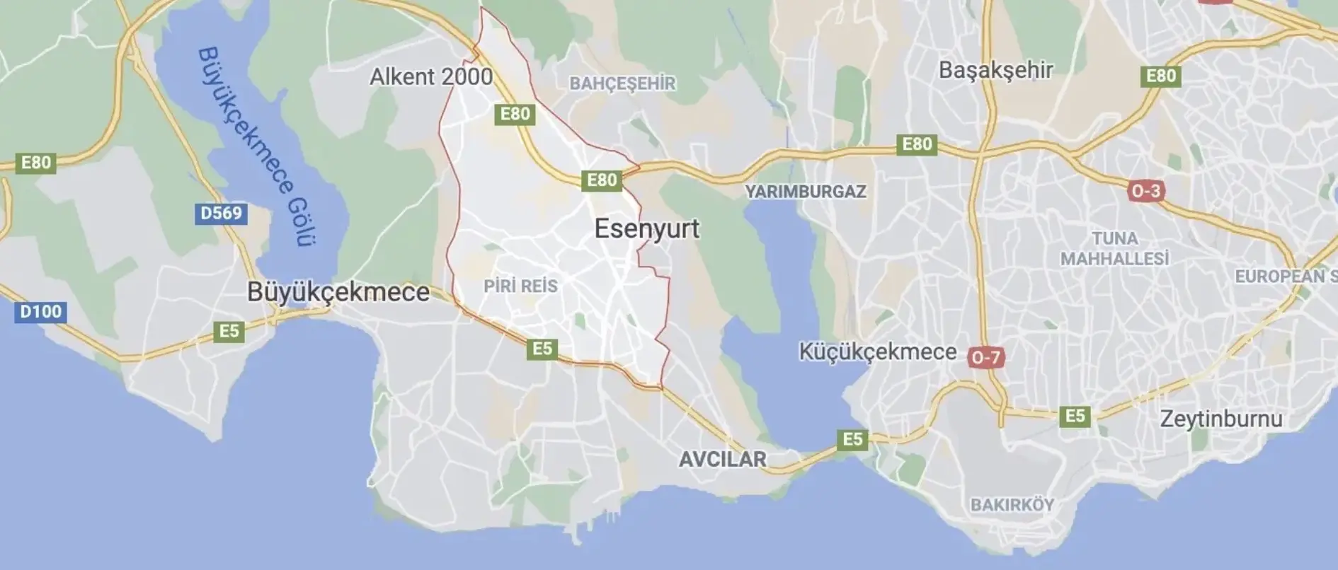 Esenyurt haritası